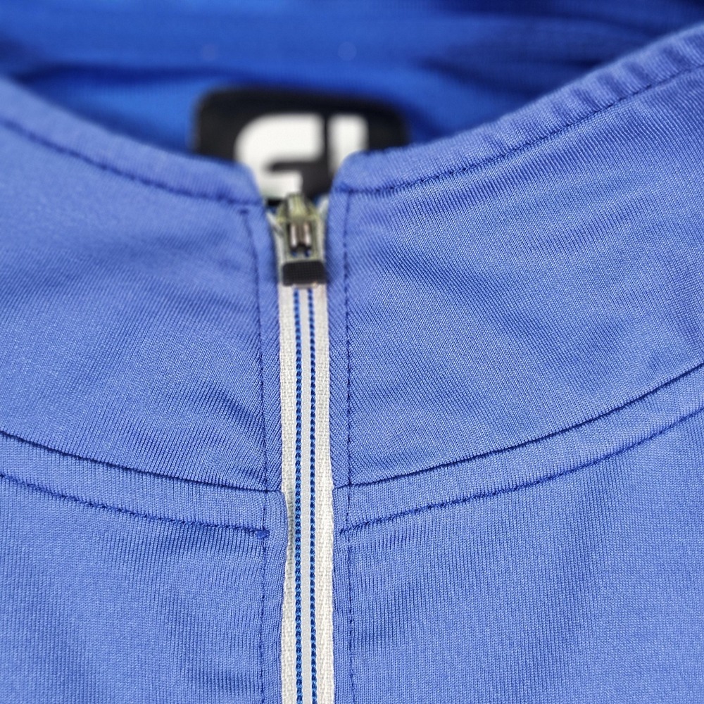 FootJoy Pullover Mens Extra Large Blue Quarter Zip Golf Athletic Performance Top - Picture 7 of 11